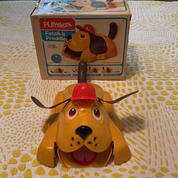 Vintage Playskool Fetch-it Freddie with original box - Picture 2 of 11